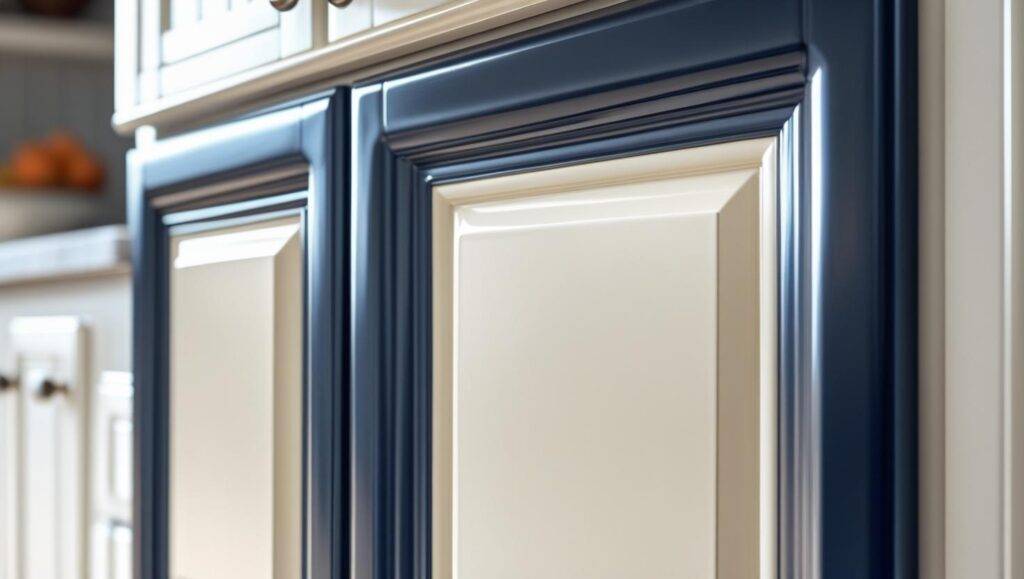two-tone cabinet paint