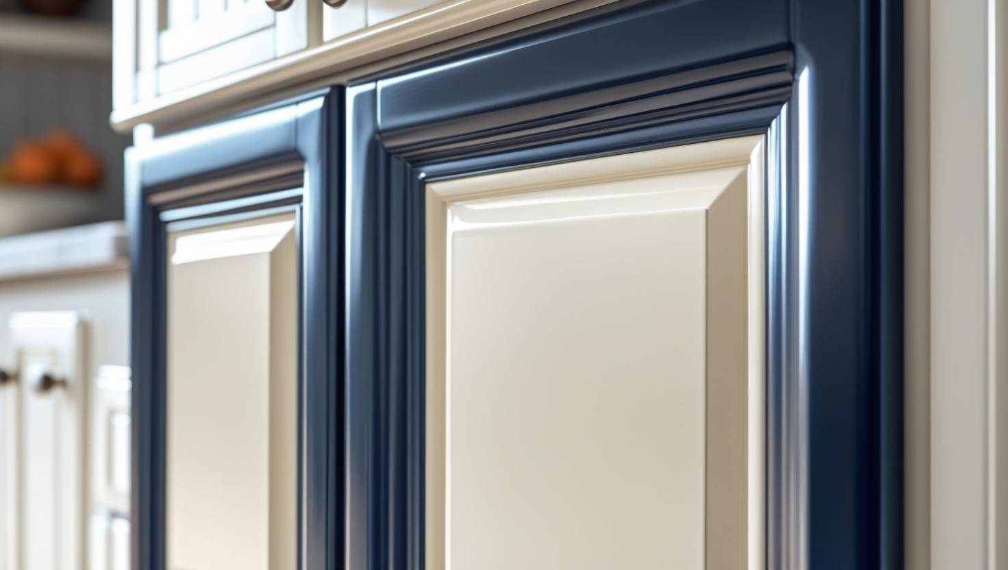 two-tone cabinet paint