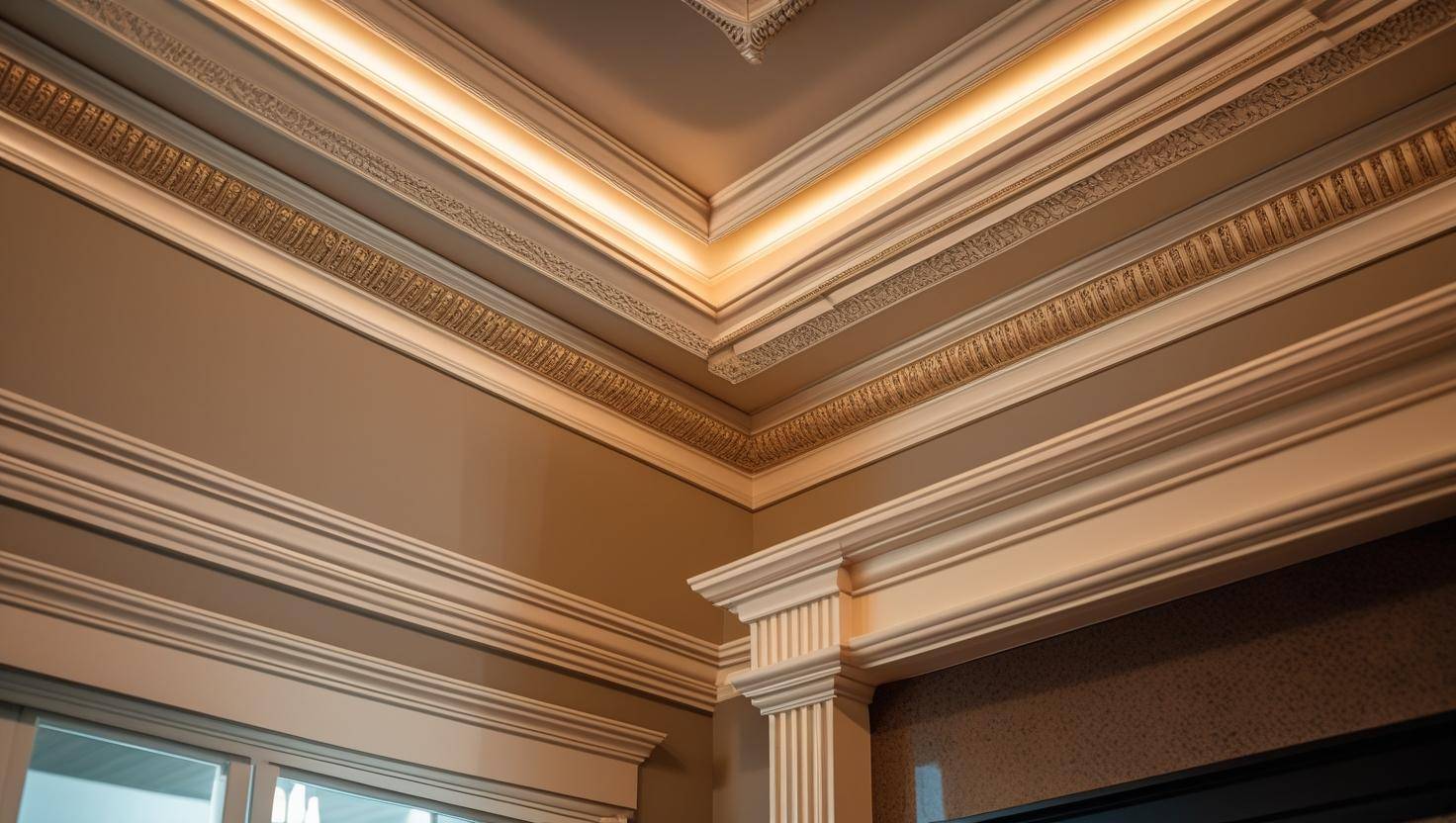 crown molding and trim in Ohio homes